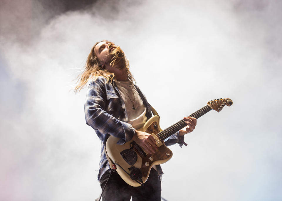 <p>Kevin Parker of Tame Impala performs at the 2017 Panorama Music Festival at Randall’s Island on July 29, 2017 in New York City. (Photo by Noam Galai/WireImage) </p>