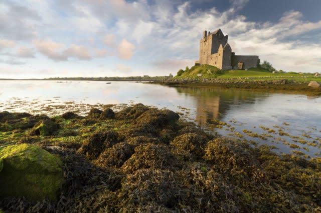 15th Century Dunguaire Castle at sunset, Kinvara, Co. Galway