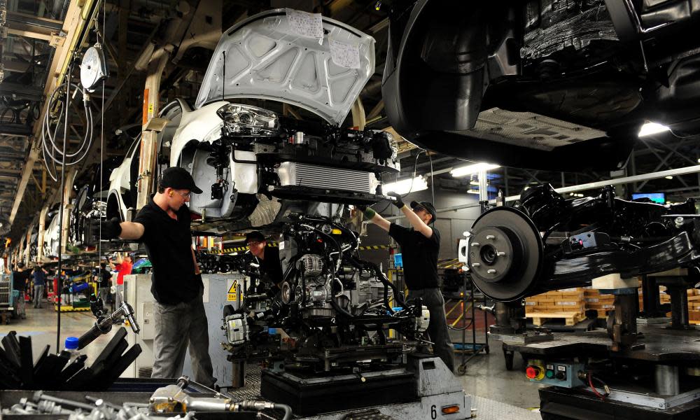 Nissan workers in Sunderland