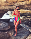 <p>The former pageant girl said goodbye to summer in a very colorful two-piece. “So long summer, it was nice knowin ya,” she wrote. Indeed it was. (Photo:<a rel="nofollow noopener" href="https://www.instagram.com/p/BYoLw-7A_4g/?taken-by=oliviaculpo" target="_blank" data-ylk="slk:Olivia Culpo via Instagram;elm:context_link;itc:0;sec:content-canvas" class="link "> Olivia Culpo via Instagram</a>) </p>