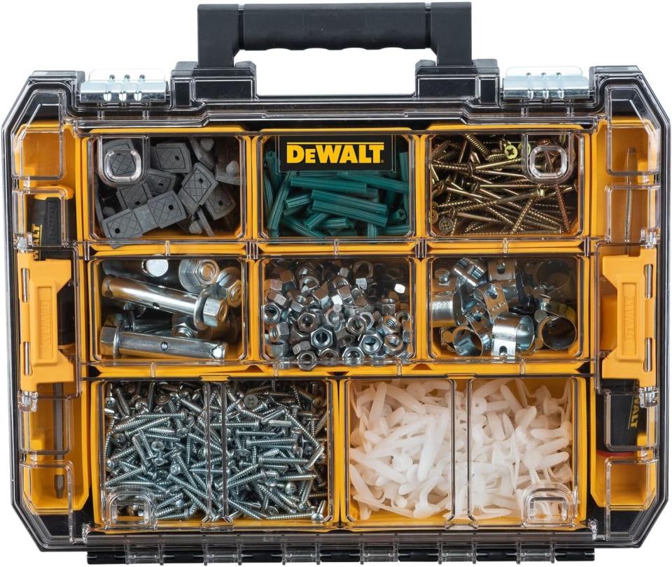 the DEWALT Tool Organizer filled with tools