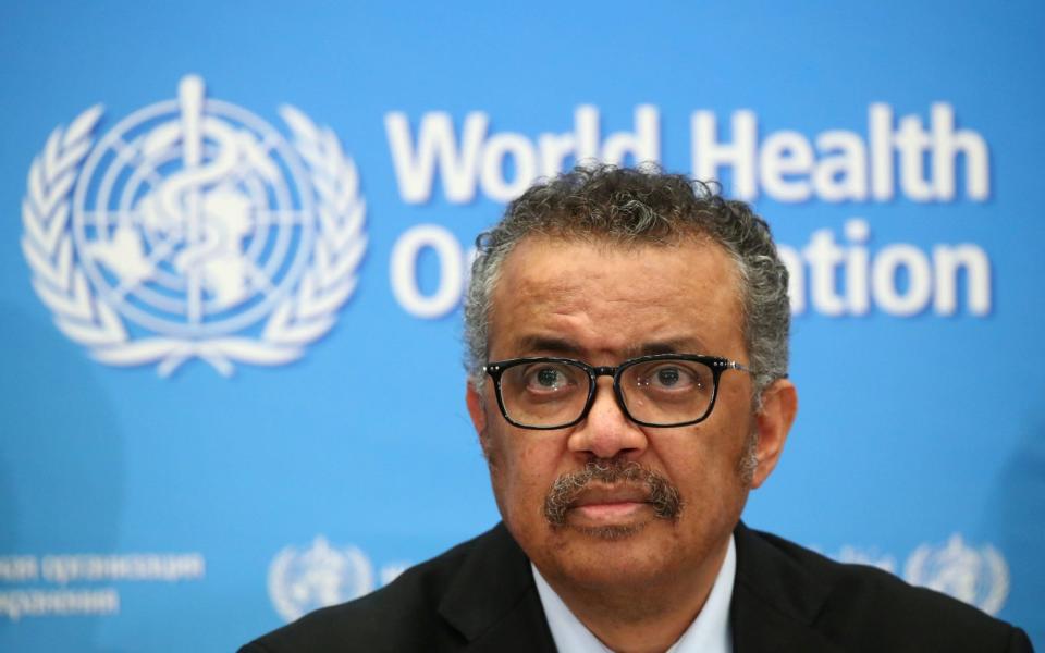 Dr Tedros called for international unity and for countries to learn lessons from the pandemic - Denis Balibouse/REUTERS