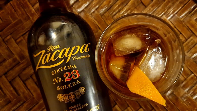 zacapa rum and old fashioned