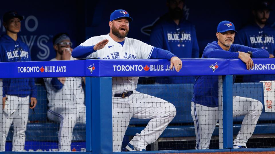 Blue Jays manager John Schneider had some choice words for a Yankees coach during a heated game Tuesday at Rogers Centre. (Getty Images)