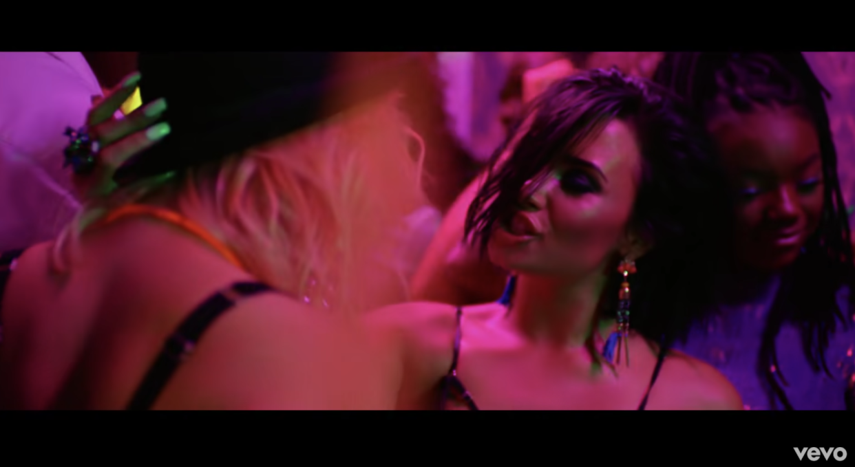 Demi Lovato in a scene from their 