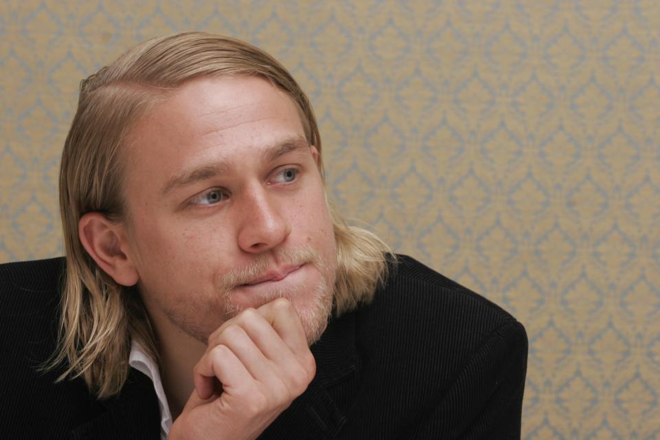 Closeup of Charlie Hunnam