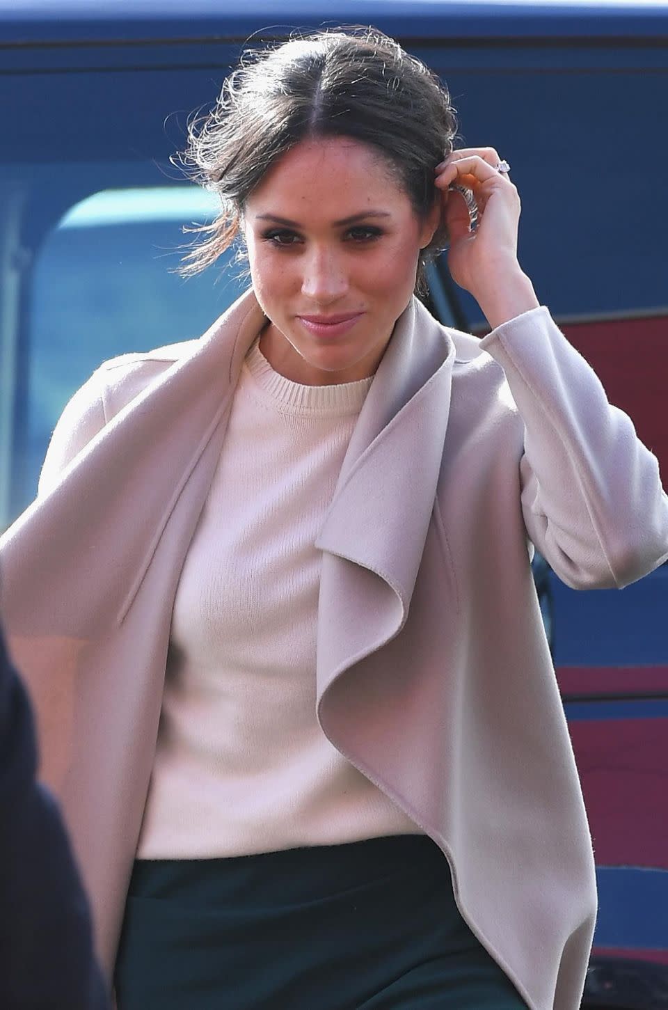 Meghan flew solo to LA last week, say source. Photo: Getty