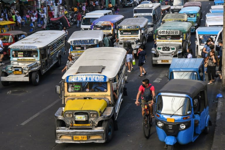 Jeepneys face an existential threat from a plan to replace them with modern mini-buses (Ted ALJIBE)