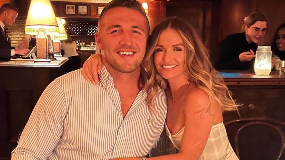 Sam Burgess was not present in court on Thursday having moved to northern England. Picture: Instagram