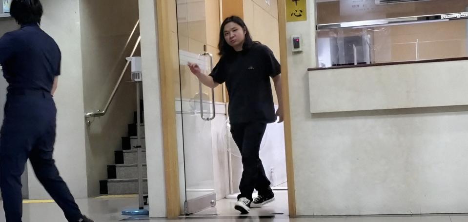 疑似在《Dcard》PO文的男子蕭智鈞，目前收押在台北看守所。呂志明攝