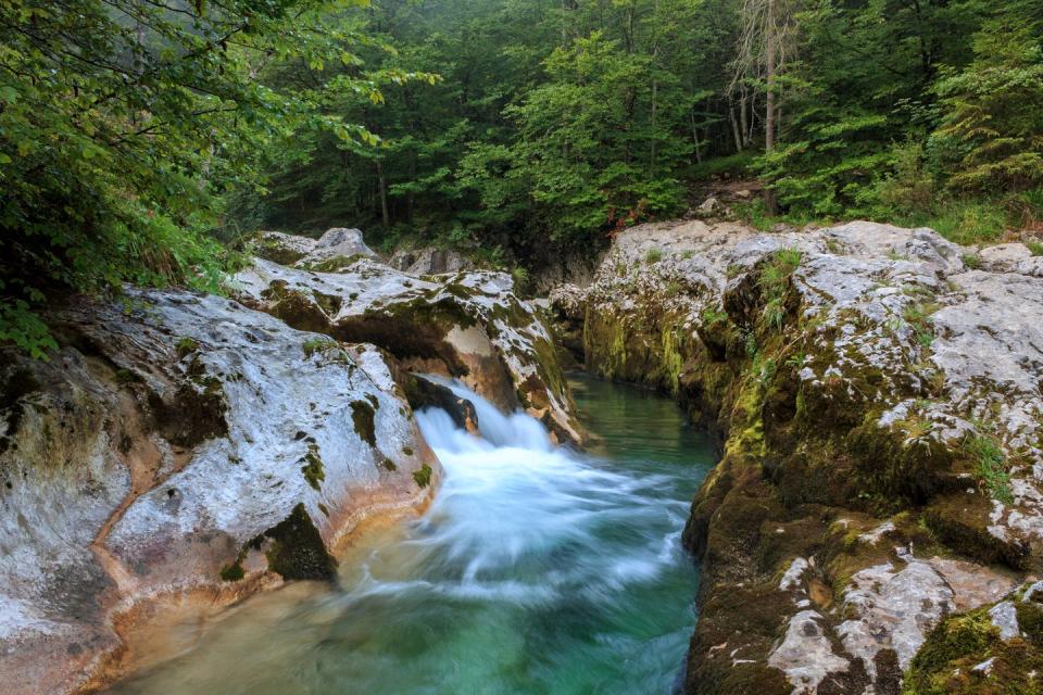 mostnica canyon in slovenia mostnice koritamostnica canyon in slovenia mostnice korita