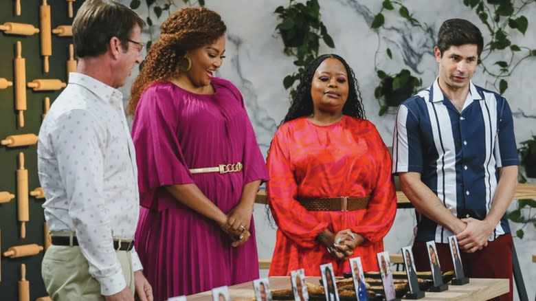judges and hosts on The Great South African Bake Off