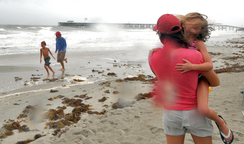 On the beach in Pawleys Island, S.C. (Photo: Charles Slate/Myrtle Beach Sun News/MCT via Getty Images)