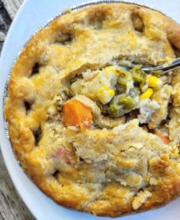 Vegetable pot pies are among the take and bake items available at East Side Ovens in Cudahy.