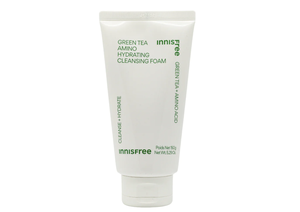 Innisfree Green Tea Hydrating Amino Acid Cleansing Foam. (PHOTO: Sasa)