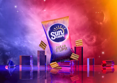 SunChips invites fans to experience a cosmic collaboration in the sky and on their tastebuds with an exclusive, new flavor mash-up – SunChips® Solar Eclipse Limited-Edition Pineapple Habanero and Black Bean Spicy Gouda.