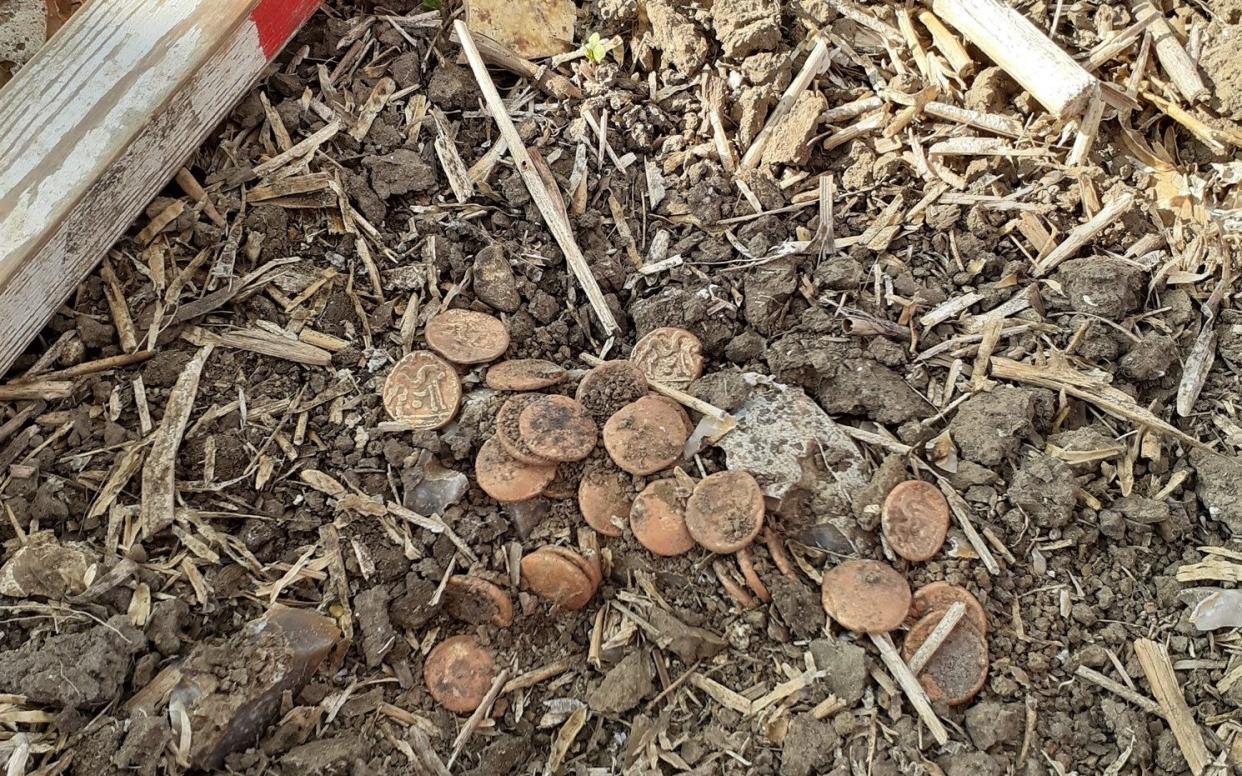 Tony Asquith described the haul as looking like chocolate buttons on first discovery