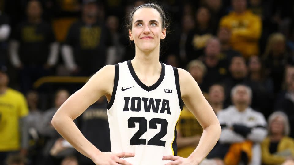 Clark will become the third Hawkeyes women's basketball player to have her jersey retired. - Steph Chambers/Getty Images