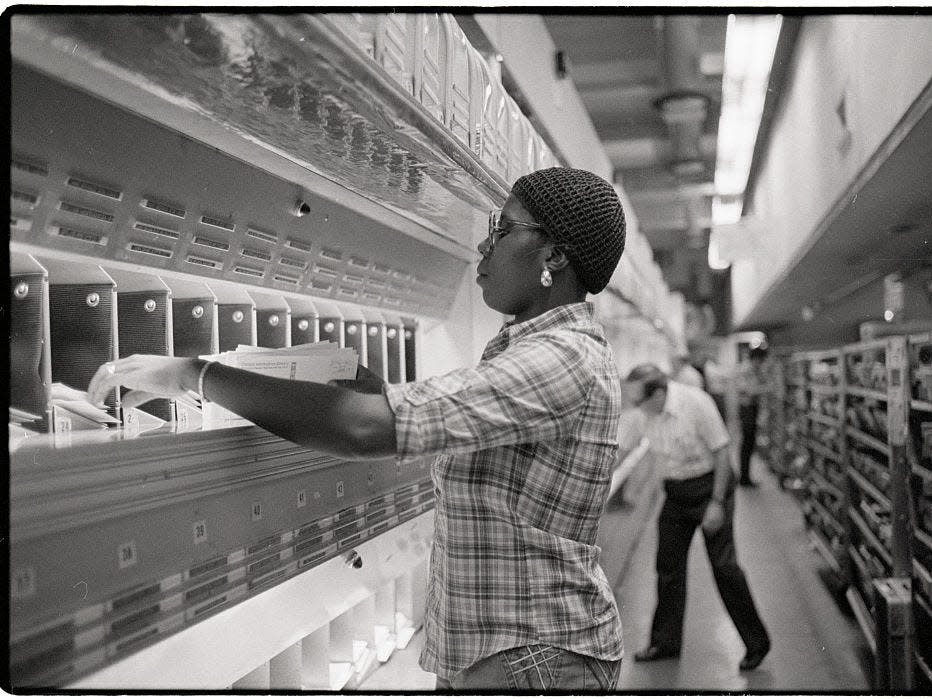 A postal worker in 1978