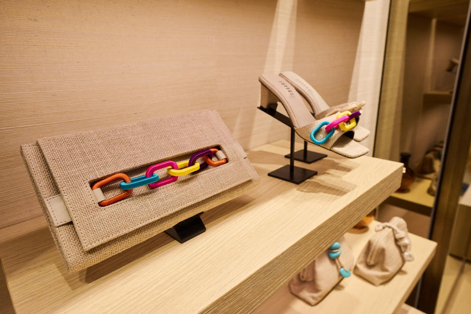 Accessories showcased at the Serena Uziyel store in New York.