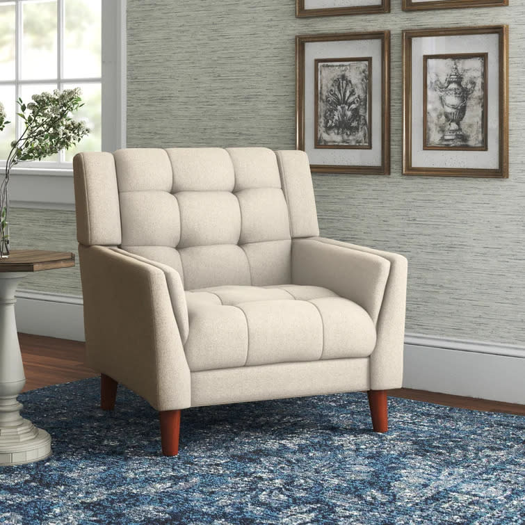 Greenmont Upholstered Armchair. Image via Wayfair.