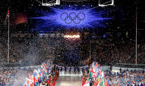 A general view of the Closing Ceremony on Day 16 of the London 2012 Olympic Games at Olympic Stadium on August 12, 2012 in London, England. (Photo by Jamie Squire/Getty Images)