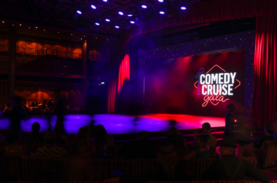 <p>It goes without saying that watching some comedy is a must if you book yourself in for a comedy cruise. The likes of Dave Hughes, Matt Okine, Denise Drysdale, Claire Hooper and Dave Thornton are regular performers.<br>Photo: Supplied </p>