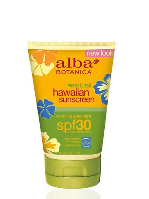 A natural sunscreen that doesn't dry out your skin? Why yes! $11, <a href="http://www.albabotanica.com/sun/natural-protection/soothing-aloe-vera-broad-spectrum-spf-30.html" target="_blank">albabotanica.com</a>