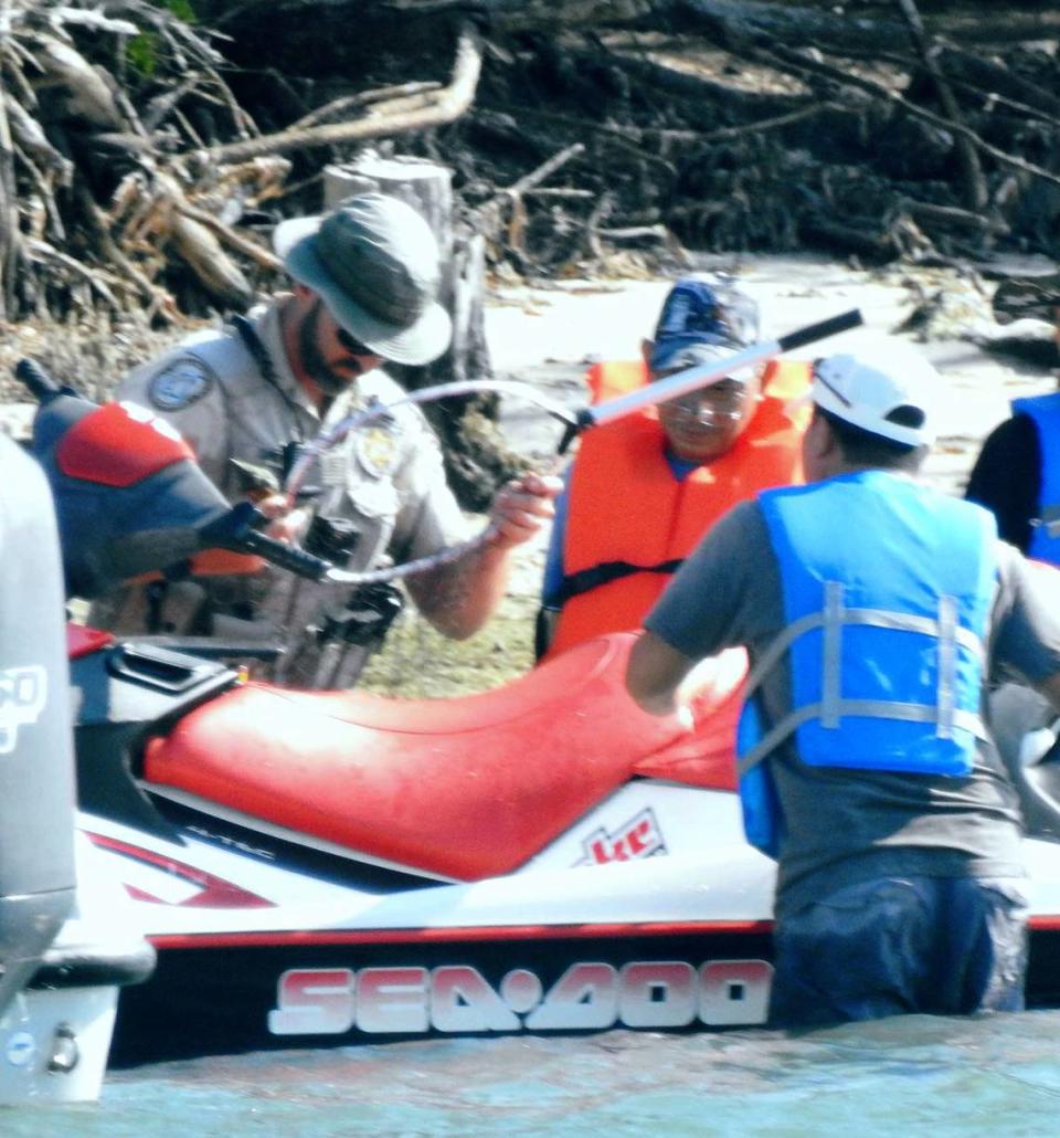 On July 18 the Florida Fish and Wildlife Conservation Commission made a poaching stop near Jewfish Key where 250 total organisms across eight different species were returned alive to the waters.