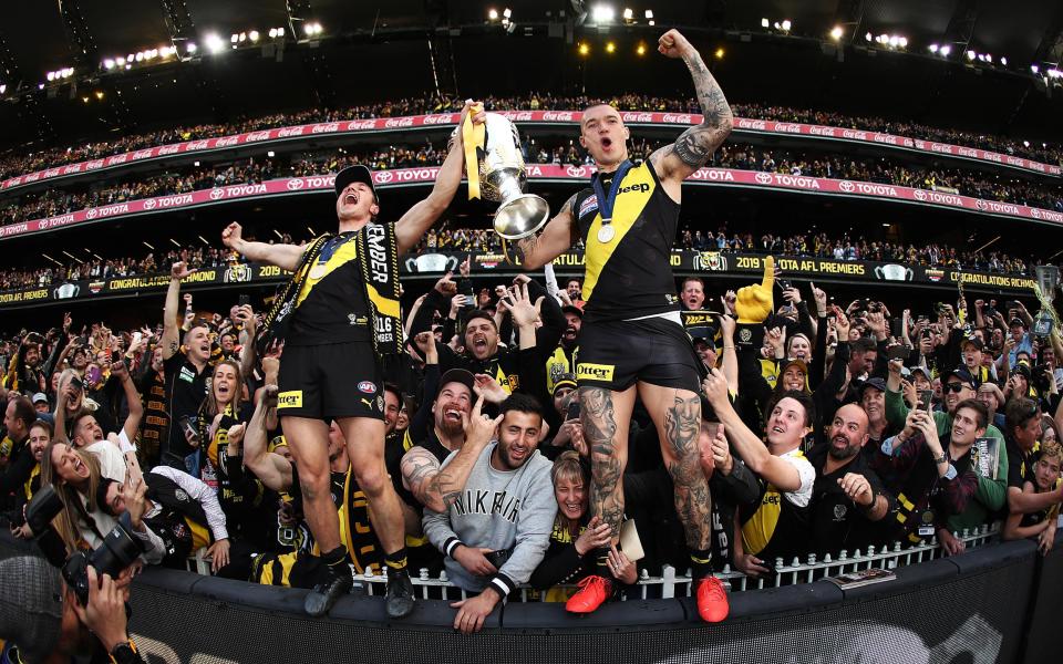 2019 AFL Grand Final at the MCG: via Getty Images