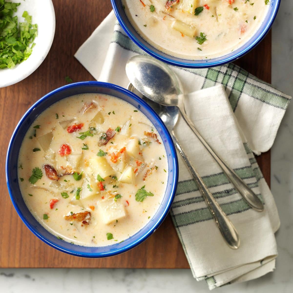 Pressure-Cooker Potato Soup