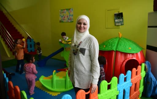 Dania Abdulbaqi, a civil engineer who came to Turkey from Hama in Syria in 2013, opened a creche in 2016 for children of all nationalities