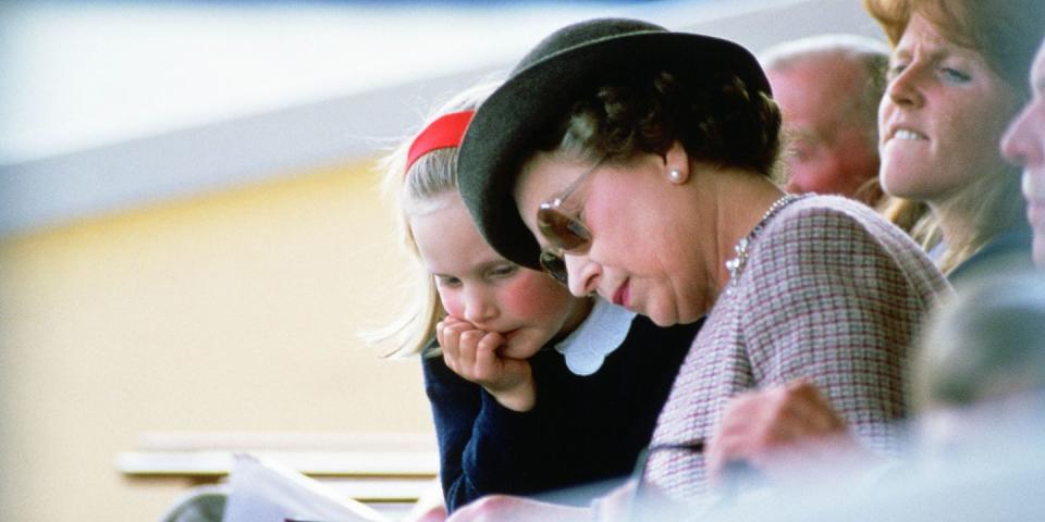 <p>Queen Elizabeth attends the Royal Windsor Horse Show with Zara Phillips.</p>