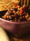 <p>A bit of seasoned ground beef, canned beans, tomatoes, and fresh bell peppers are whipped into a hearty chili in your microwave that'll keep you satisfied all night long. You'll steam the ingredients using ventilated plastic wrap in a microwave-safe dish.</p><p><a href="https://www.goodhousekeeping.com/food-recipes/a9815/beat-the-clock-chili-recipe/" rel="nofollow noopener" target="_blank" data-ylk="slk:Get the recipe for Beat-the-Clock Chili »;elm:context_link;itc:0;sec:content-canvas" class="link "><em>Get the recipe for Beat-the-Clock Chili »</em></a></p><p><strong>RELATED: </strong><a href="https://www.goodhousekeeping.com/food-recipes/g920/chili-recipes/" rel="nofollow noopener" target="_blank" data-ylk="slk:40 Easy Chili Recipes That Are Perfect for Cold Days;elm:context_link;itc:0;sec:content-canvas" class="link ">40 Easy Chili Recipes That Are Perfect for Cold Days</a></p>