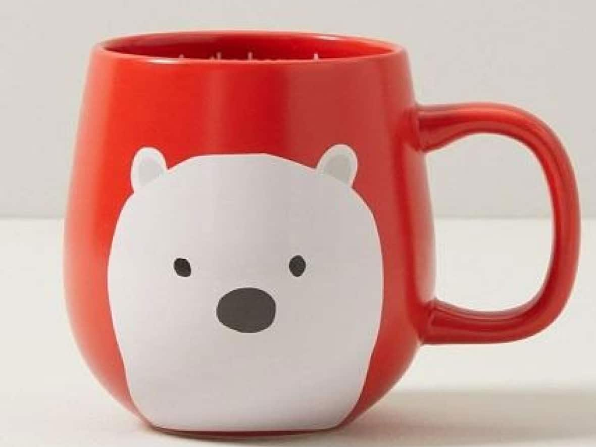 The Beary Best Polar Bear Mug is among the recalled items. Anyone with a recalled item should stop using it immediately and return it to an Indigo store for a full refund. (Health Canada - image credit)