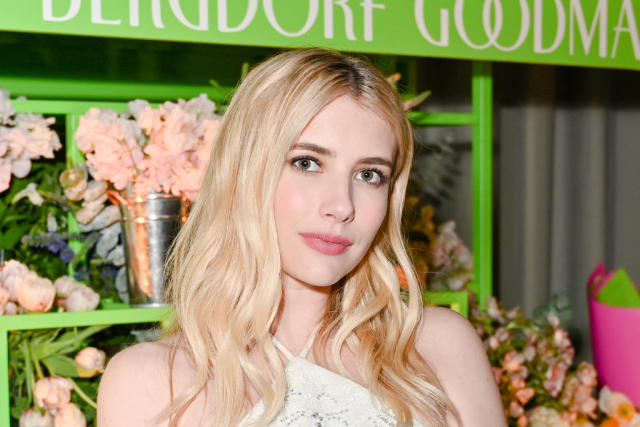 Emma Roberts Is Summer-Ready in Striped Louis Vuitton Mini Dress & Silver  Sandals