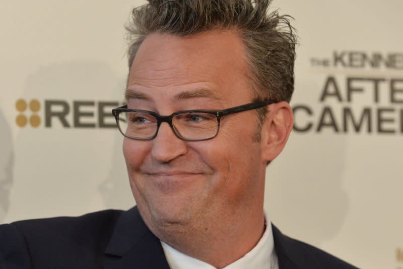 Matthew Perry was laid to rest Friday at a Los Angeles cemetery near where he filmed the iconic sitcom "Friends" for 10 years. File Photo by Jim Ruymen/UPI