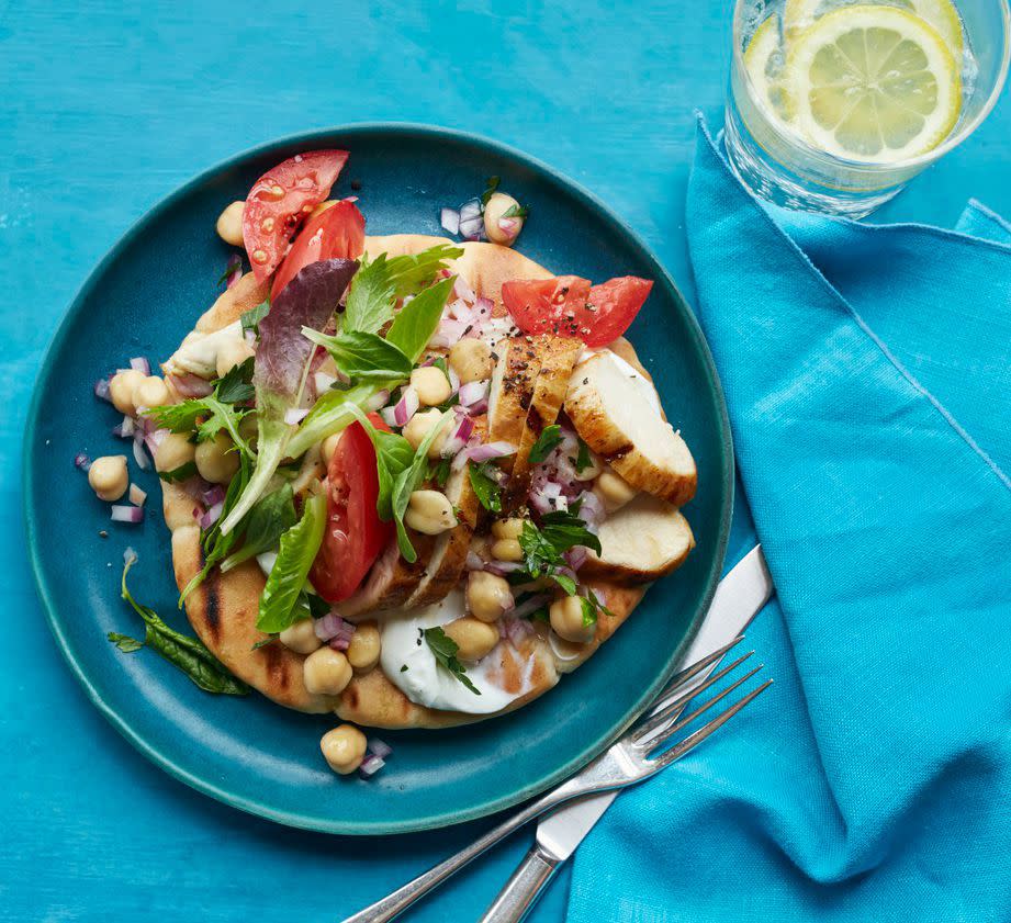 Lemony Chickpea Pita