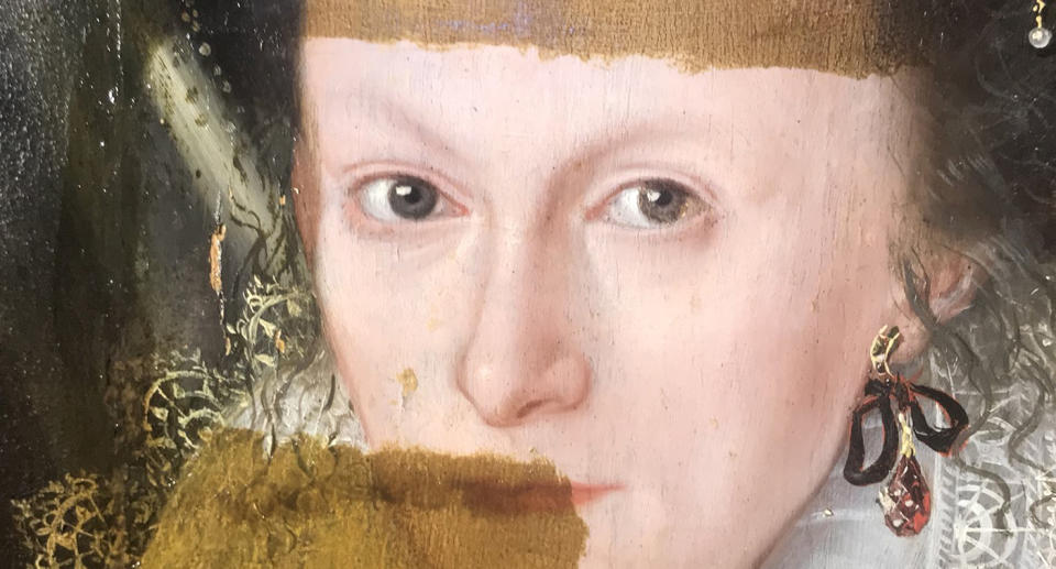 British art dealer and historian Philip Mould shared astonishing footage of the partial transformation of a 17th-century painting.