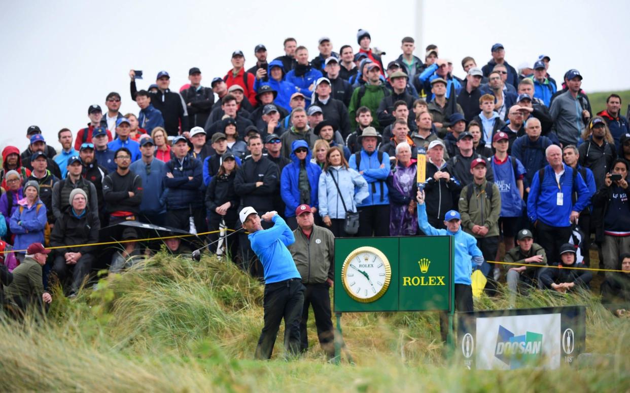 Open fans will arrive in town on Saturday night to the 'provocative' Portrush Sons of Ulster - R&A