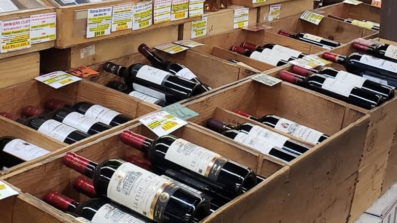 Warehouse Wine selections