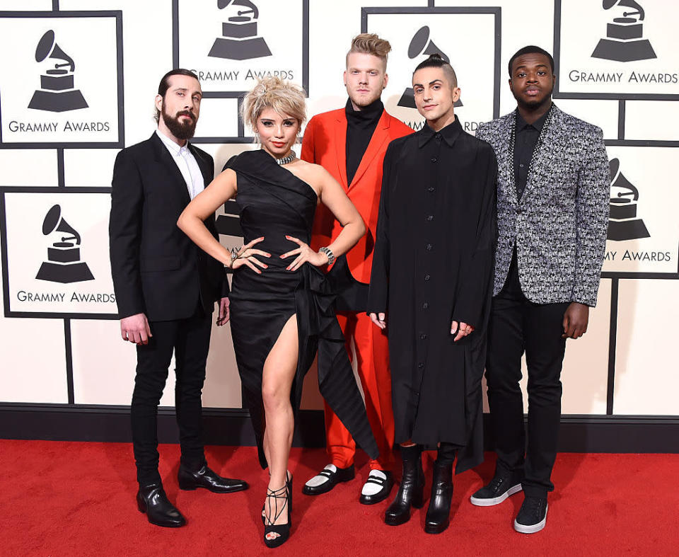 Pentatonix at the 2016 Grammy’s