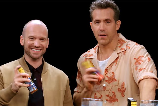 Sean Evans and Ryan Reynolds on 'Hot Ones'