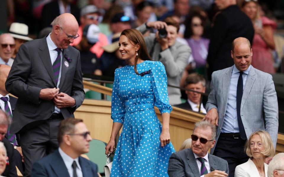 A return to polka dots for Kate during Wimbledon this year - Julian Finney