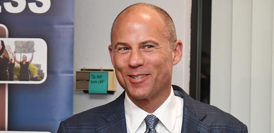 LAS VEGAS, NV - AUGUST 31: Attorney Michael Avenatti speaks during a news conference with Battle Born Progress, a progressive communications organization, on August 31, 2018 in Las Vegas, Nevada. (Photo by Ethan Miller/Getty Images)