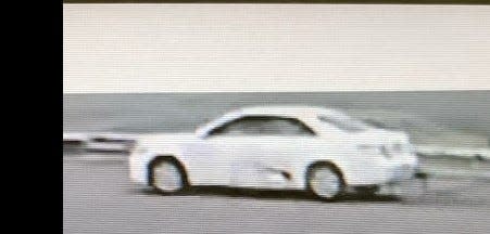 This white Toyota Camry is believed to be the suspect vehicle in an incident on May 27, 2021 in which a woman was shot 14 times on Columbus' East Side.  Anyone with information on who the driver or owner of the vehicle is should contact Central Ohio Crime Stoppers.