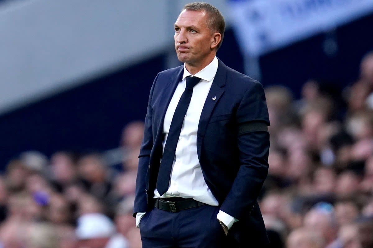 Leicester manager Brendan Rodgers is embracing the pressure. (John Walton/PA) (PA Wire)