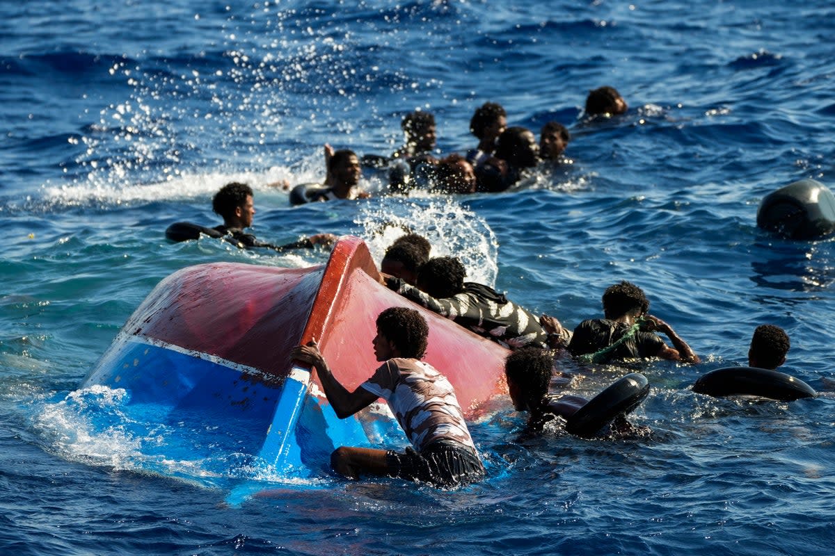 APTOPIX Migration Europe (Copyright 2022 The Associated Press. All rights reserved)