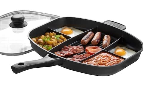 Cooks Professional Non Stick Multi Section Divided Frying Pan