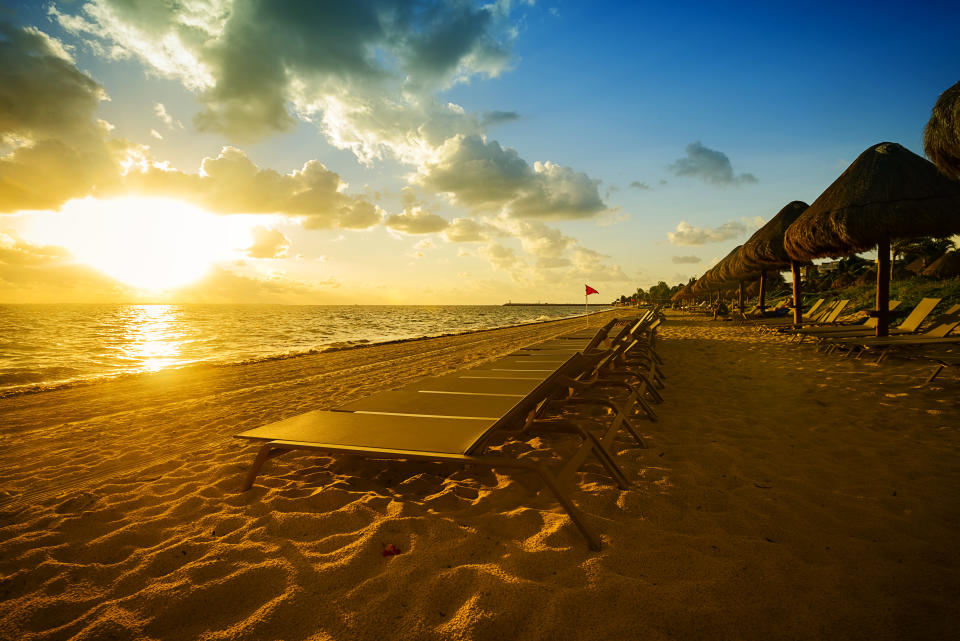 Cancún, la ciudad mexicana situada en la península de Yucatán, a orillas del mar Caribe, conocida por sus playas, sus numerosos complejos turísticos y su vida nocturna. (Getty)